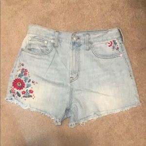 Madewell Embroidered Shorts